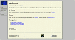 Desktop Screenshot of nicolaas.net